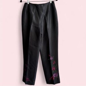 Ann Taylor Black Silk Pants